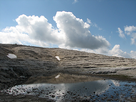 Glaciar lake southtyrol italy photo