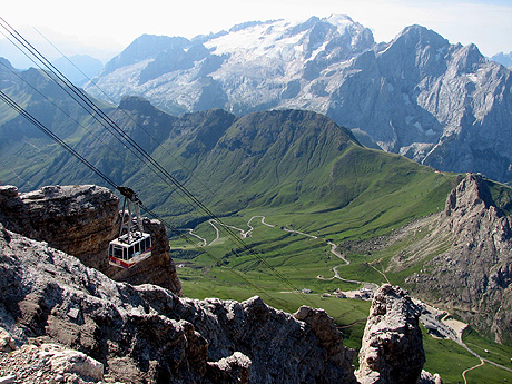 Gondola sella group alta badia photo