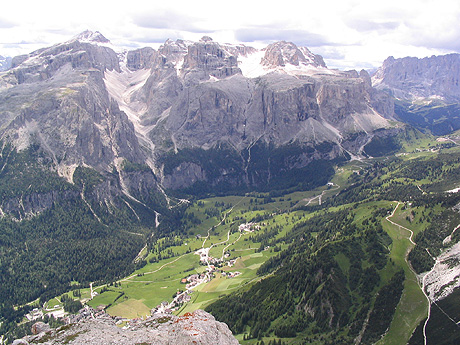 Sella group alta badia italy photo